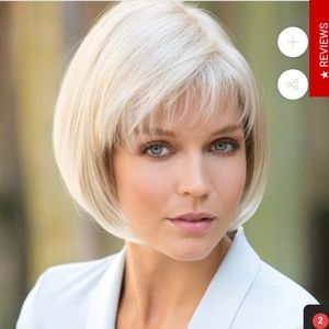 Corey wig by Noriko in Frosty Blonde.